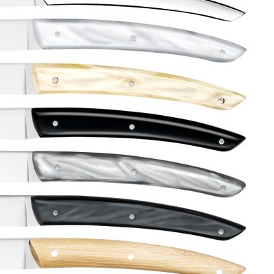 Couteaux - Couteau de table Le Thiers® Classique - Coffret de 6 couteaux - LAGUIOLE CLAUDE DOZORME