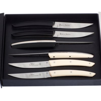 Gifts - Le Thiers® Shadow table knives by Thomas Bastide & Claude Dozorme - LAGUIOLE CLAUDE DOZORME