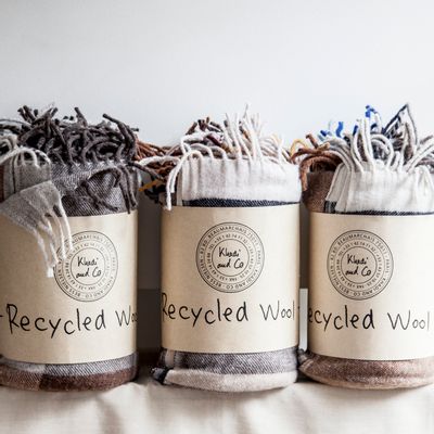 Throw blankets - Recycled Wool - KHADI AND CO.