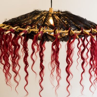 Decorative objects - UFO Suspended lamp - MICKI CHOMICKI HAIR BRUT