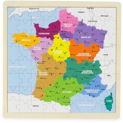 Jeux enfants - PUZZLE : FRANCE - ULYSSE COULEURS D'ENFANCE