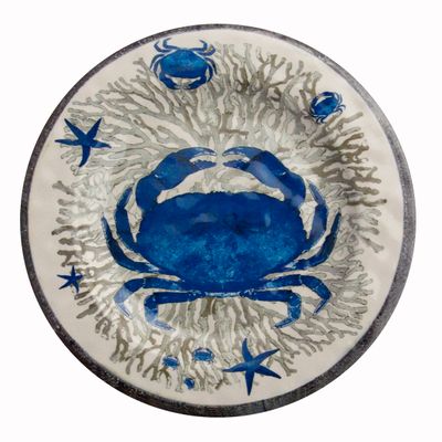 Everyday plates - Crab dinner plate - Ouessant collection - AU BAIN MARIE