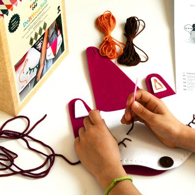 Loisirs créatifs pour enfant - Kit DiY sac couture - APUNT BARCELONA