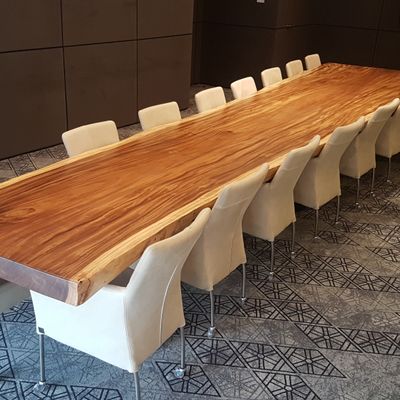 Dining Tables - WOOD | Tree slab tables of suar wood - XYLEIA PETRIFIED WOOD