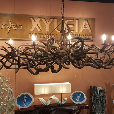 Garden built-in lighting  - WOODEN LIGHTING | Lamps made of wood - XYLEIA NATURAL INTERIORS