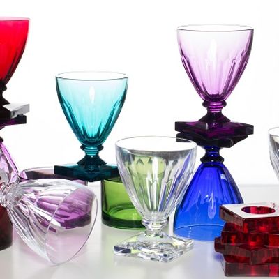 Verres à pied - Gobelets à Vin Acrylique - CASPARI