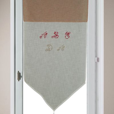 Curtains and window coverings - “Alphabet” Embroidered Glazing - IPC DECO DELL'ARTE