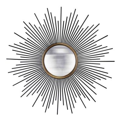 Mirrors - MIRROR SUN CONVEX GOLD AND BLACK - EMDE