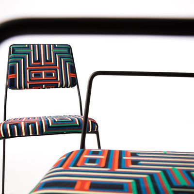 Chairs - Impala Chair & Coralie Prévert Fabric - AIRBORNE