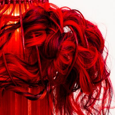 Outdoor hanging lights - Suspension SHOCKING FUCHSIA - MICKI CHOMICKI HAIR BRUT