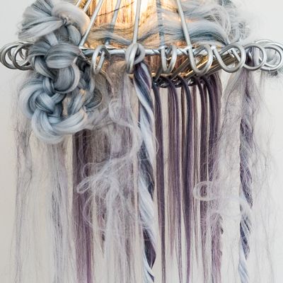 Outdoor hanging lights - Pendant lampAIR GREY - MICKI CHOMICKI HAIR BRUT