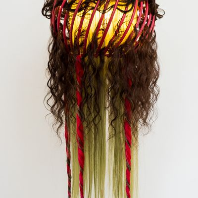 Objets design - SUSPENSION SALMON PINK - MICKI CHOMICKI HAIR BRUT