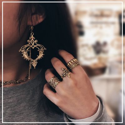 Jewelry - Filigree Earrings - LOTTA DJOSSOU