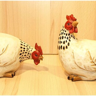 Decorative objects - Chicken and Roosters - ROLANDE DU DREUILH CREATIONS