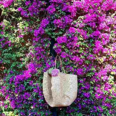 Shopping baskets - pompom madrague  basket - NORO