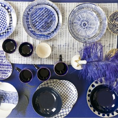 Assiettes au quotidien - MASAI BLUE - GALILEO SPA - VDE TIVOLI 1996 - KOOPER
