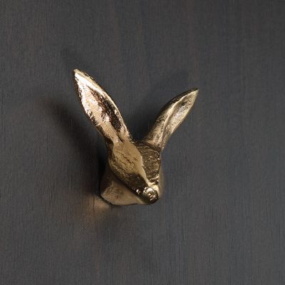 Quincaillerie d'art revêtement - LAPIN Bouton de tirage - OBJET INSOLITE