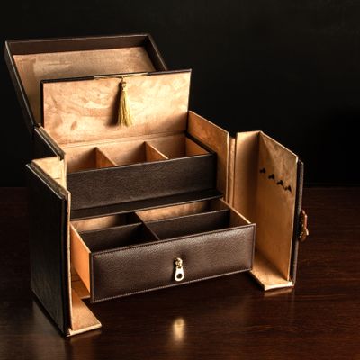 Storage boxes - Jewlery cupboard " Bahia" - JOCKER CUIR