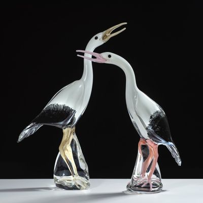 Sculptures, statuettes et miniatures - STORK - DUCCIO DI SEGNA CRISTALLERIA