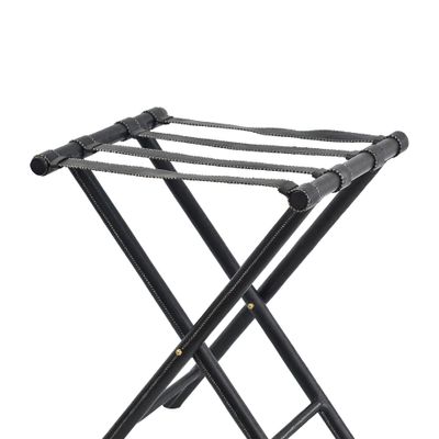 Walk-in closets - Hotel Luggage Rack in Leather - SOL & LUNA