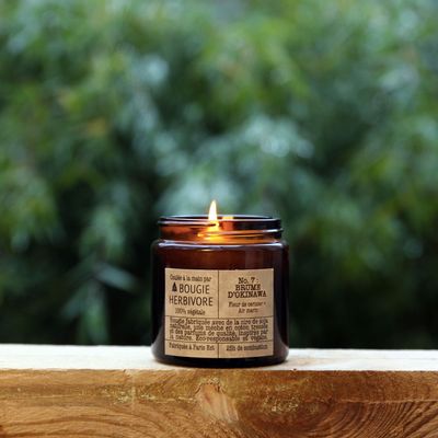 Decorative objects - No. 7 : BRUME D'OKINAWA - Cherry blossom + Air Marine - Small - LA BOUGIE HERBIVORE
