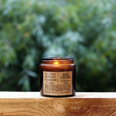 Decorative objects - No. 8 : POUDRE D'ETOILES - Sandalwood + Jasmine - Small - LA BOUGIE HERBIVORE