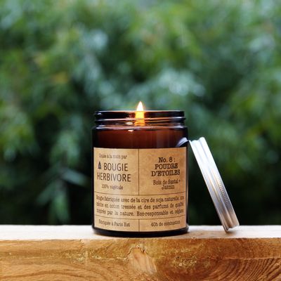 Decorative objects - No. 8 : POUDRE D'ETOILES - Sandalwood + Jasmine - Medium - LA BOUGIE HERBIVORE