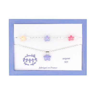 Jewelry - Silver Set stars - RIBAMBELLE