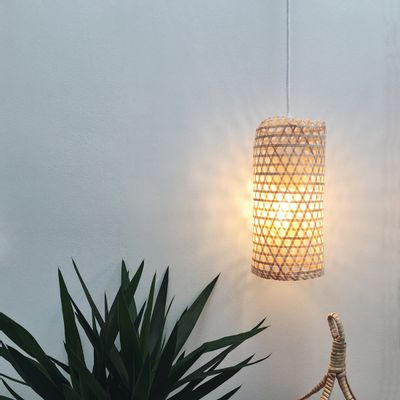 Table lamps - Bamboo / Banana bark lamp - BAAN