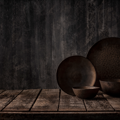 Assiettes de réception - Assiette Perla Gold - CHIC