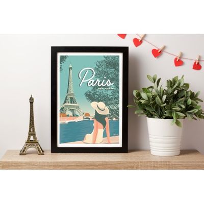 Poster - Poster PARIS "My Love" - MARCEL TRAVELPOSTERS