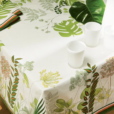 Table linen - Agapanthes tablecloth - BEAUVILLÉ