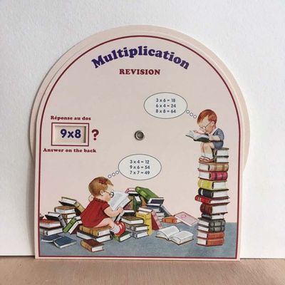 Children's games - Disc multiplication - answer in back - LUDOM-ÉDITION