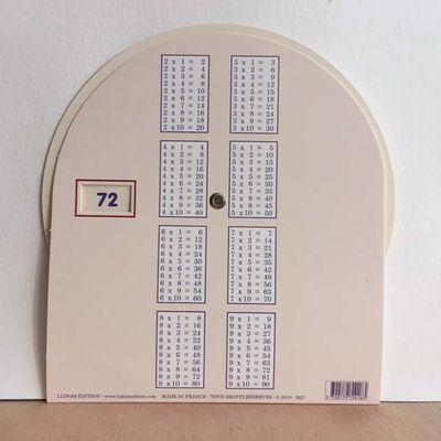 Children's games - Disc multiplication - answer in back - LUDOM-ÉDITION