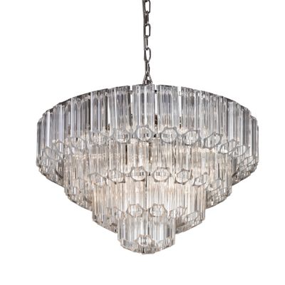 Ceiling lights - Nasser, large chandelier diameter 66cm - RV ASTLEY LTD