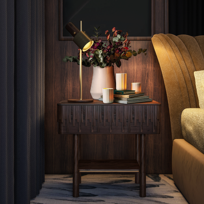 Night tables - Campbell Nightstand - WOOD TAILORS CLUB