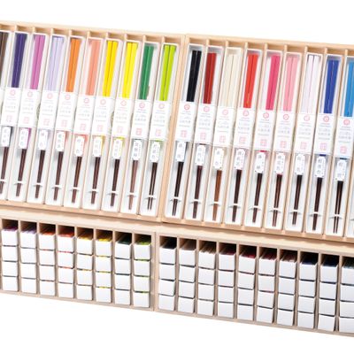 Cutlery set - Beautiful Bamboo chopsticks in 20 colours - KURABI