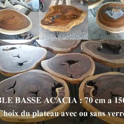 Coffee tables - TBG Coffee Table Collection Acacia Wood - DCAA