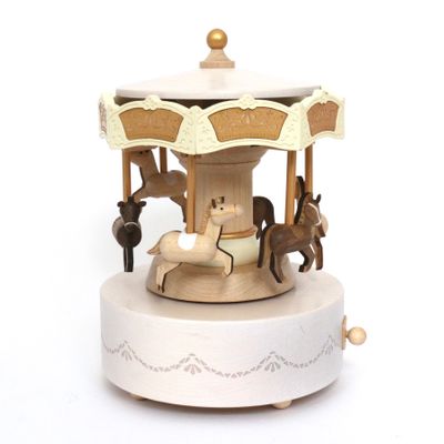 Autres décorations de Noël - Boite à musique en bois - SOLIB