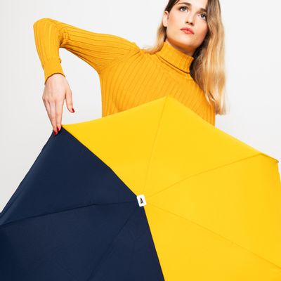 Objets design - Micro-parapluie Jaune & Bleu Nuit - Sydney - ANATOLE
