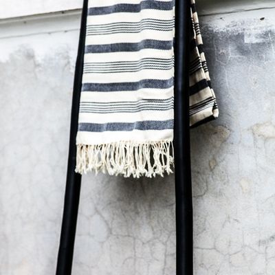 Bath towels - 100% cotton striped towel - SIROCCOLIVING APS