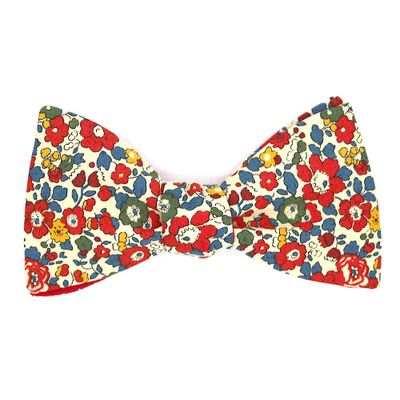 Apparel - FLORAL BOW TIE LIBERTY BETSY ANN B - LE COQ EN PAP'