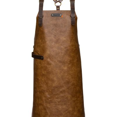 Barbecues - Xapron leather (bbq) aprons  - XAPRON - FOUR DELIVITA