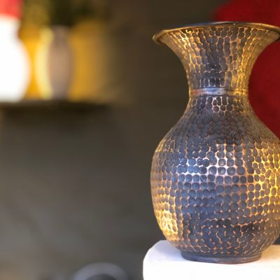 Accessoires de déco extérieure - Vase en cuivre Damas - MAISON ZOE