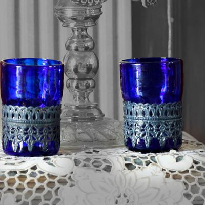 Verre d'art - Alexa verres à boire - MAISON ZOE