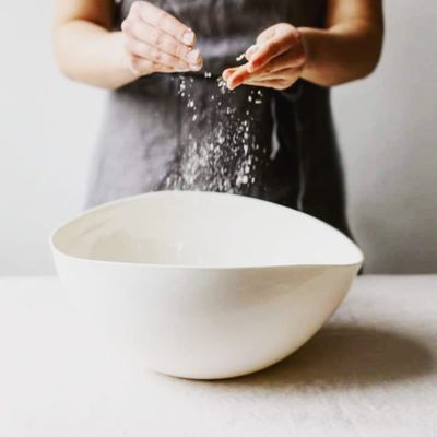 Platter and bowls - IMPRINT SALAD BOWL - SOPHIE MASSON PORCELAINE