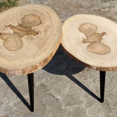 Tables for hotels - Coffee table in various wood - WILD-HERITAGE.COM