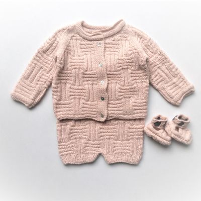 Mode enfantine - Ensemble pour bébé 100 % alpaga tricoté à la main BUBU : doux, élégant et fabriqué de manière éthique - SOL DE MAYO
