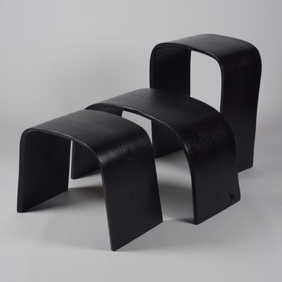 Stools - MINIMAL stools - Carbon - JOE SAYEGH PARIS