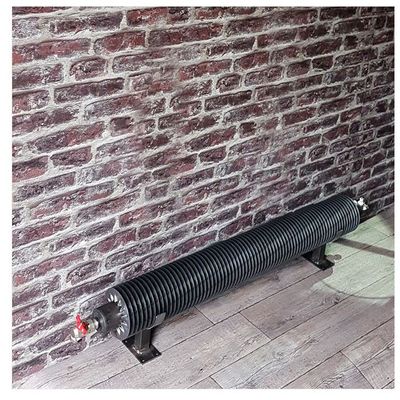 Aménagements pour bureau - Radiateur industriel TUBE-AILETTES horizontal - TUBE AILETTES PAR CHAUFFAGE DECOR - RADIATEURS DESIGN SUR STOCK